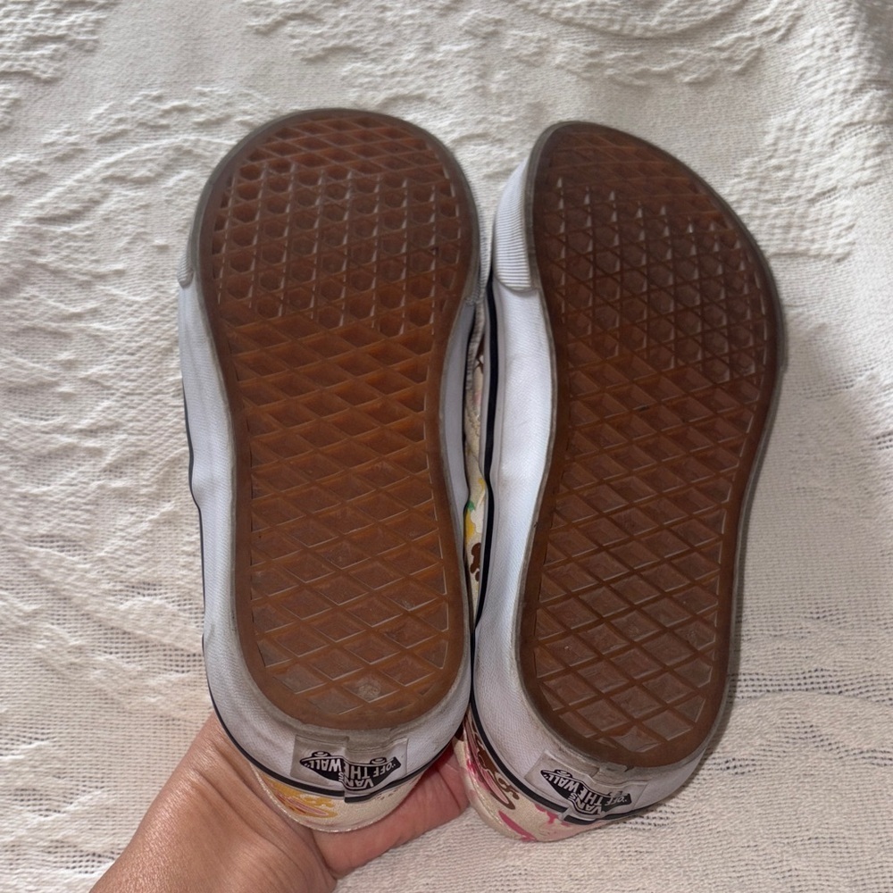 Unisex Gently Loved VANS Classic Slip On Get Outdoors Canvas Shoes Need Cleaning - Picture 5 of 10